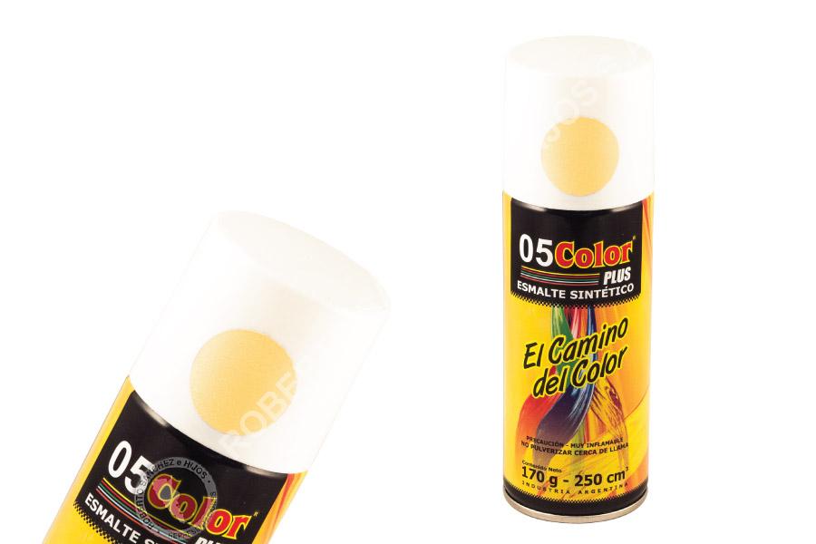 ESMALTE SINTETICO "05" EN AEROSOL COLOR AMARILLO PASTEL X 250 CC. (PACK X 6 UND) 