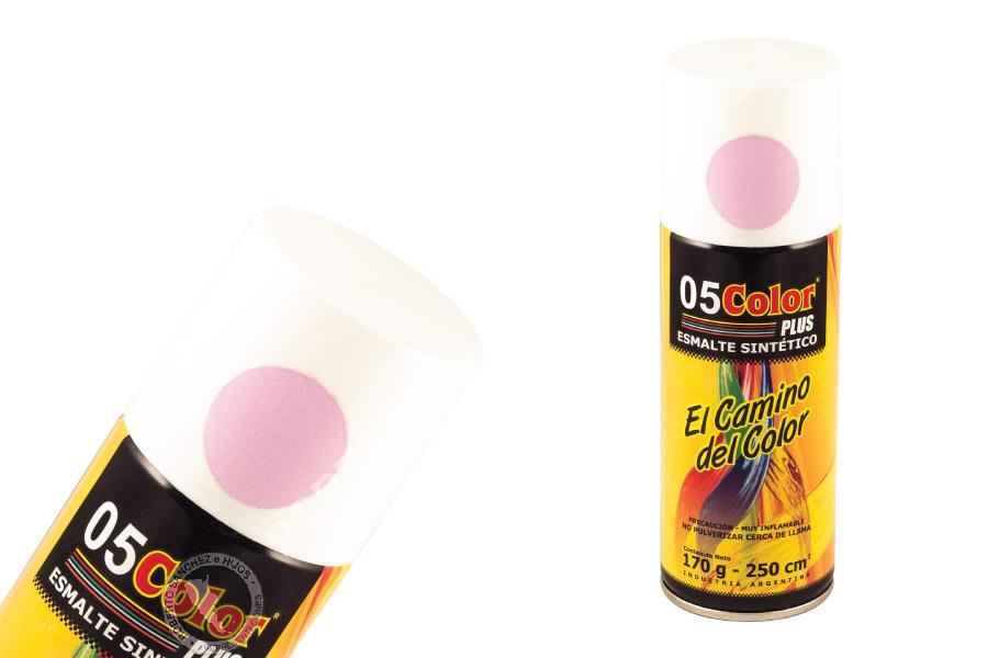 ESMALTE SINTETICO "05" EN AEROSOL COLOR ROSA PASTEL X 250 CC. (PACK X 6 UND) 