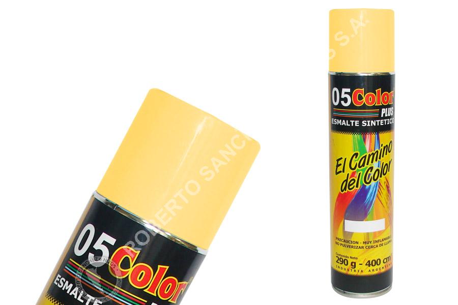 ESMALTE SINTETICO "05" EN AEROSOL COLOR CREMA X 400 CC. (PACK X 6 UNIDADES) 