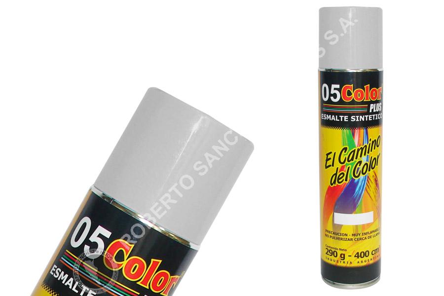 ESMALTE SINTETICO "05" EN AEROSOL COLOR GRIS X 400 CC. (PACK X 6 UNIDADES) 