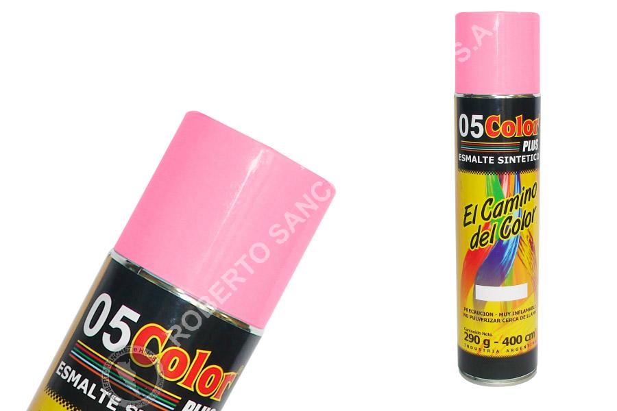 ESMALTE SINTETICO "05" EN AEROSOL COLOR ROSA X 400 CC. (PACK X 6 UNIDADES) 