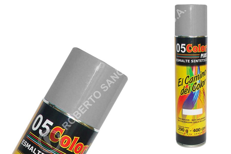 ESMALTE SINTETICO "05" EN AEROSOL COLOR ALUMINIO X 400 CC. (PACK X 6 UNIDADES) 
