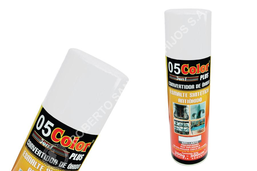 CONVERTIDOR DE OXIDO EN AEROSOL X 300 CC 3 EN 1 (CONVERTIDOR ESMALTE ANTIOXIDO) COLOR BLANCO (PACK X 6 U)