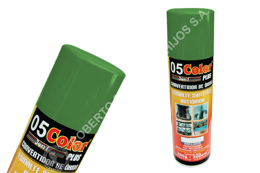 CONVERTIDOR DE OXIDO EN AEROSOL X 300 CC 3 EN 1 (CONVERTIDOR ESMALTE ANTIOXIDO) COLOR VERDE INGLES (PACK X 6 U)