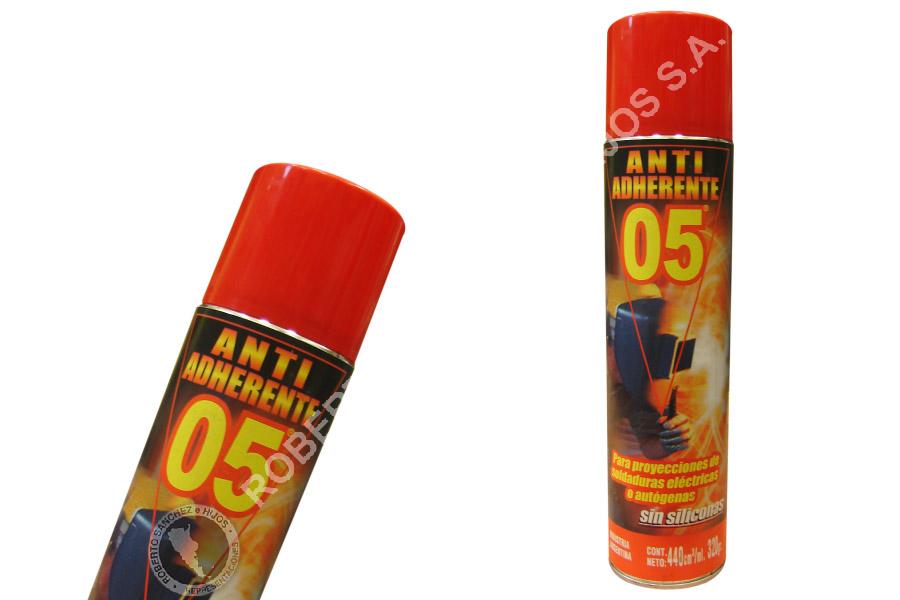 ANTIADHERENTE PARA SOLDADURAS "05" EN AEROSOL X 400 CC. (PACK X 6 UNIDADES) 