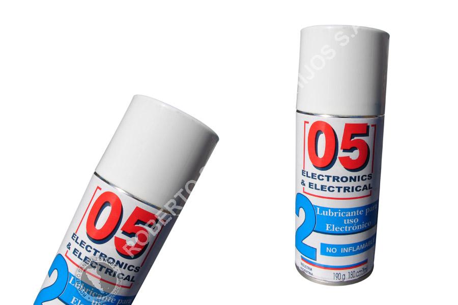 LUBRICANTE PARA ELECTRONICA "05" EN AEROSOL X 180 CC. (PACK X 6 UNIDADES) 