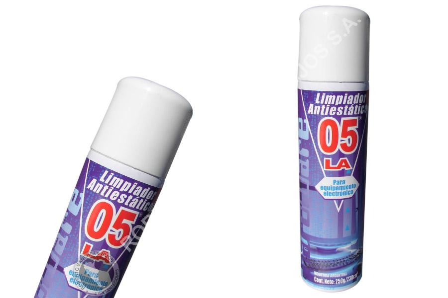LIMPIADOR ANTIESTATICO PARA COMPUTADORA "05" EN AEROSOL X 300 CC. (PACK X 6 UND) 