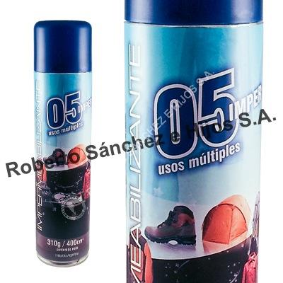 IMPERMEABILIZANTE EN AEROSOL X 400 CC (PACK X 6 UNIDADES) 