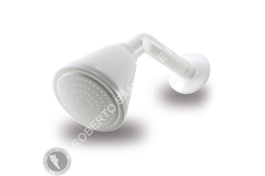 DUCHA CON BRAZO MOVIL DE LUJO COLOR BLANCA (OFERTA X 100 UNIDADES) 