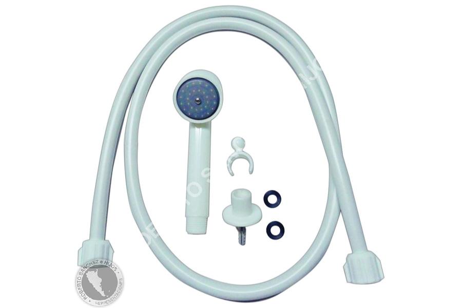 DUCHADOR C/MANGUERA,ROSCA Y SOPORTE (OFERTA X 12 UNIDADES) 
