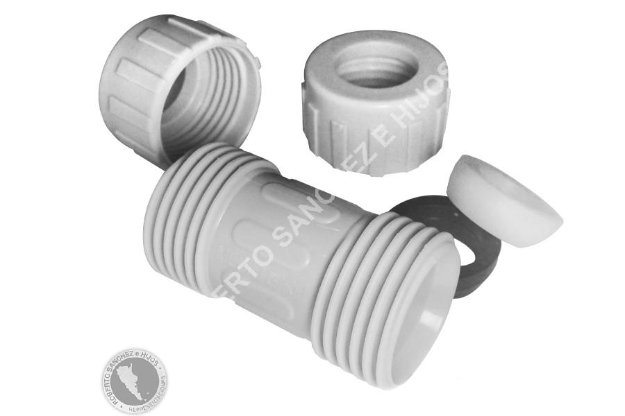 ACOPLE REPARADOR CAÑO PLASTICO DE 1/2" (OFERTA X 100 UNIDADES) 