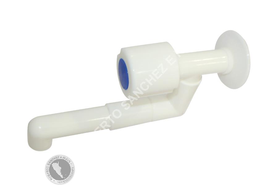 GRIFO PARA PARED EN POLIPROPILENO CON PICO RECTO FIJO "LINEA NUOVA" (OFERTA X 30 UNIDADES)