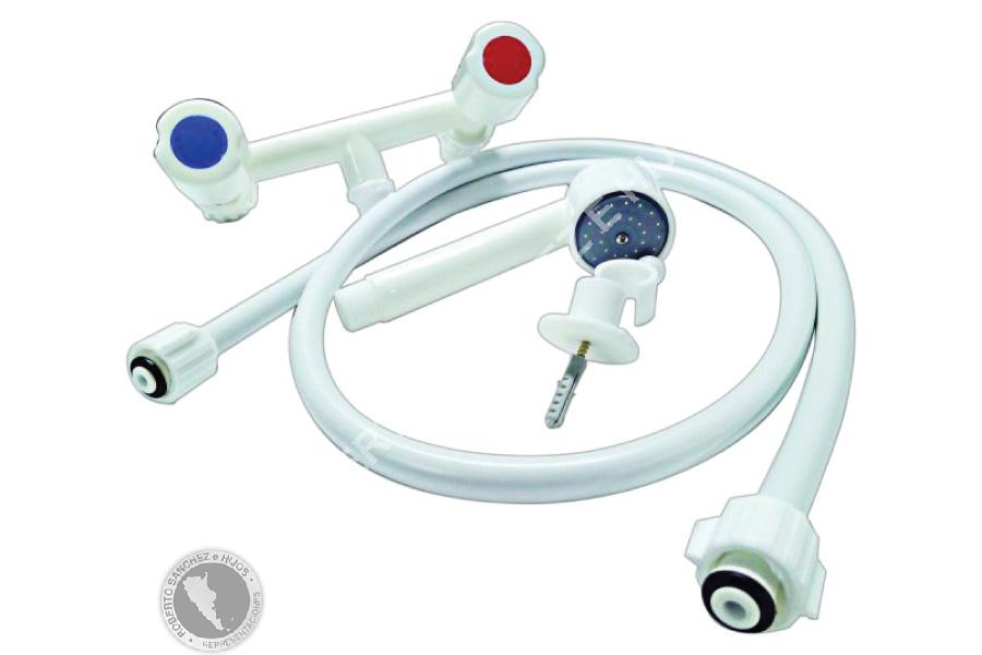 MEZCLADORA PARA PARED EN POLIPROPILENO CON DUCHADOR Y SOPORTE.(OFERTA X 12) 