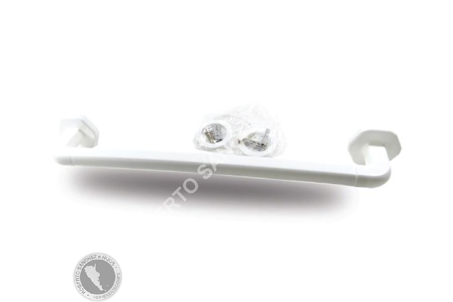 TOALLERO (BARRAL) PLASTICO COLOR BLANCO DE 40 CM (INCLUYE TORNILLOS DE FIJACION) (OFERTA X 48 UNIDADES)