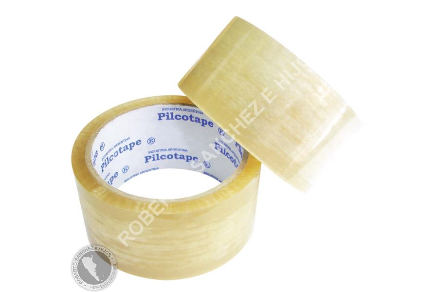 CINTA DE EMBALAJE 12 MM. X 40 MTS. TRANSPARENTE EN TUBOS (CAJA X 144 UND) 