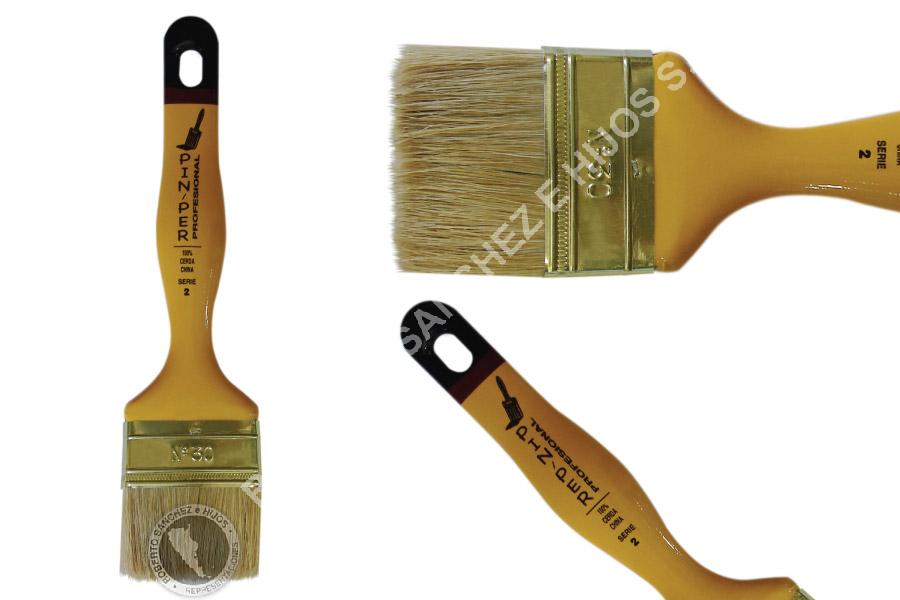 PINCELETA PURA CERDA CHINA LARGA 95 MM. VIROLA 8 N§40 (CAJA X 12 UNIDADES) (PRECIO X UNIDAD)