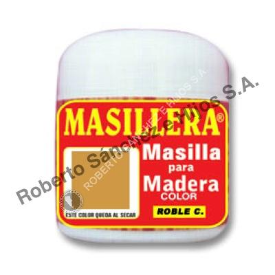 MASILLA PARA MADERA "MASILLERA" COLOR ROBLE X 1 KG. (CAJA X 12 U) 