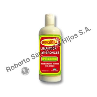 LIMPIADOR DE BRONCES "BRONCE BRILL" (IMPIDE LAS MANCHAS) - ENVASE X 225 CC. (CAJA X 12 UNIDADES)