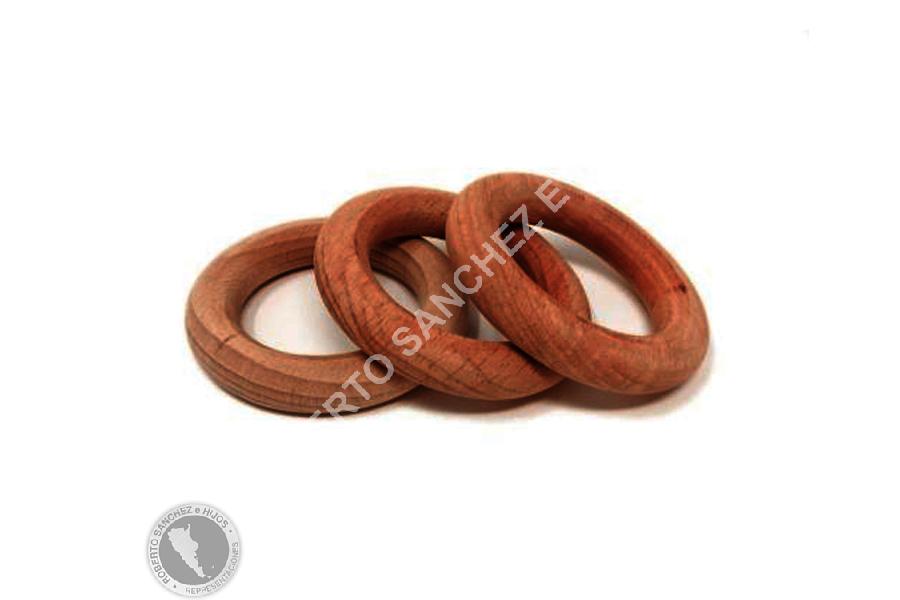 ARGOLLA 34 MM CAOBA (BULTO X 50 UNIDADES)(PRECIO X UNIDAD) 