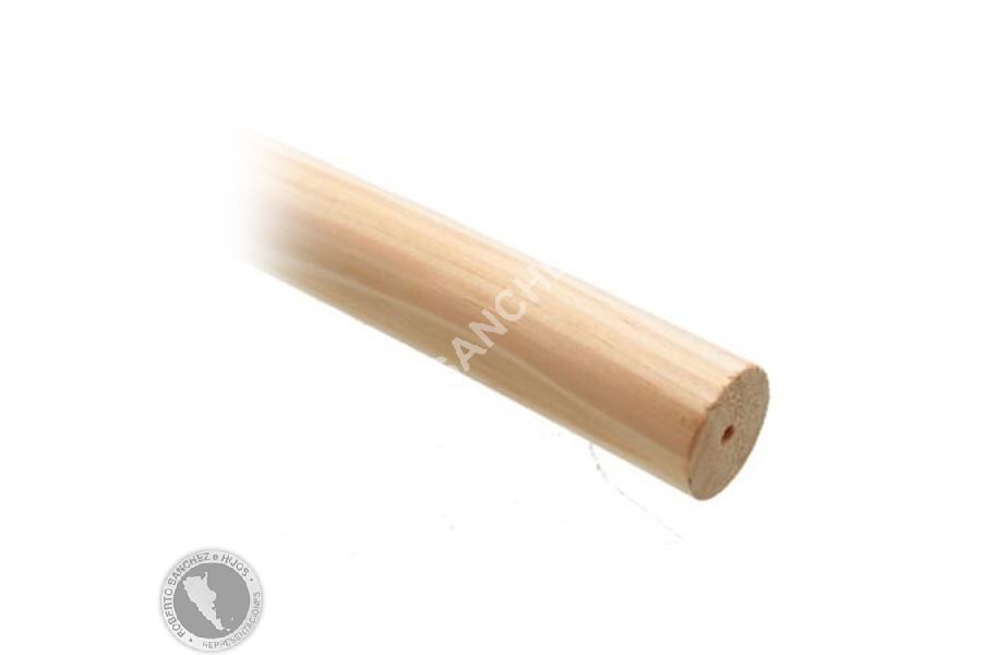 BARRAL DE MADERA NATURAL DIAMETRO 22MM. LARGO 1.80MT. (BULTO X 10 UNIDADES) (PRECIO X UNIDAD)