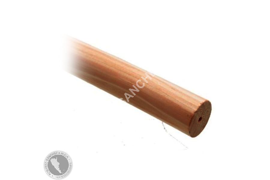 BARRAL DE MADERA CAOBA DIAMETRO 34MM. LARGO 1.80MT. (BULTO X 10 UNIDADES) (PRECIO X UNIDAD)
