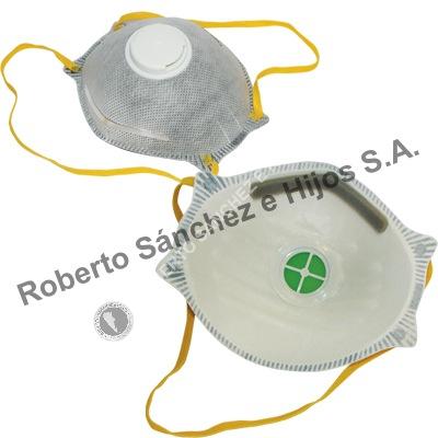 MASCARILLA DESCARTABLE FFP2 CON VALVULA, CON CARBON ACTIVADO, MODELO TY0929V (CAJA X 240 UNIDADES)