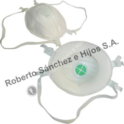 MASCARILLA DESCARTABLE FFP3 CON VALVULA, MODELO TY0839V (CAJA X 120 UNIDADES) 