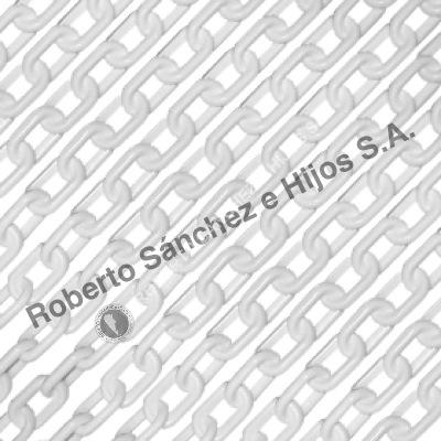 CADENA PLASTICA 05 x 20 x 49 COLOR BLANCA (BOLSA X 100 MTS) (CAJA X 200 M) (PRECIO X METRO)