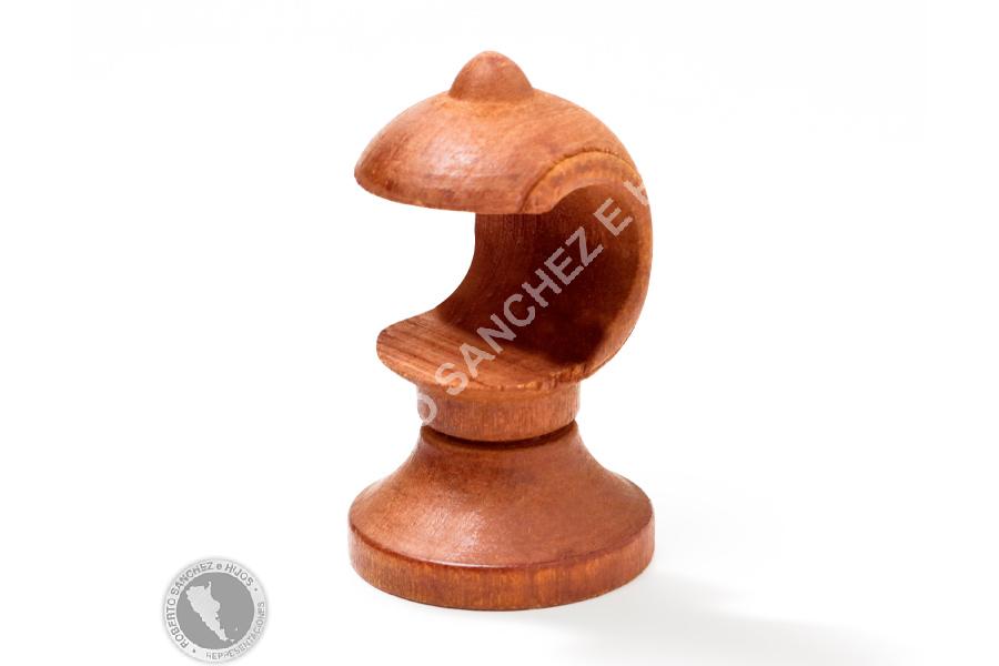 SOPORTE 22 MM CAOBA ABIERTO (BULTO X 50 UNIDADES)(PRECIO X UNIDAD) 